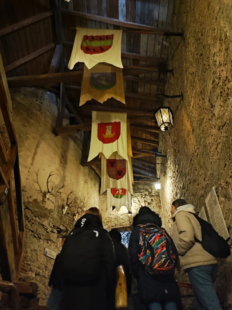 Klasa VII na lekcji muzealnej w Zamku Dunajec